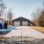 Insulate A Garage Door in the snow.